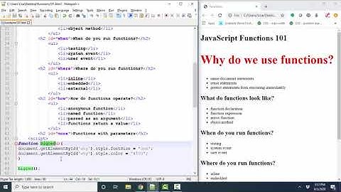 JavaScript Functions 101 - Part 1: WHY do we create functions in the first place?