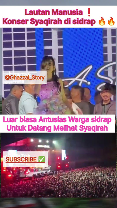 Konser Syaqirah di sidrap, dipadati Penonton🔥🔥#da7 #syaqirahda7 #konser #indosiar #viral #fyp