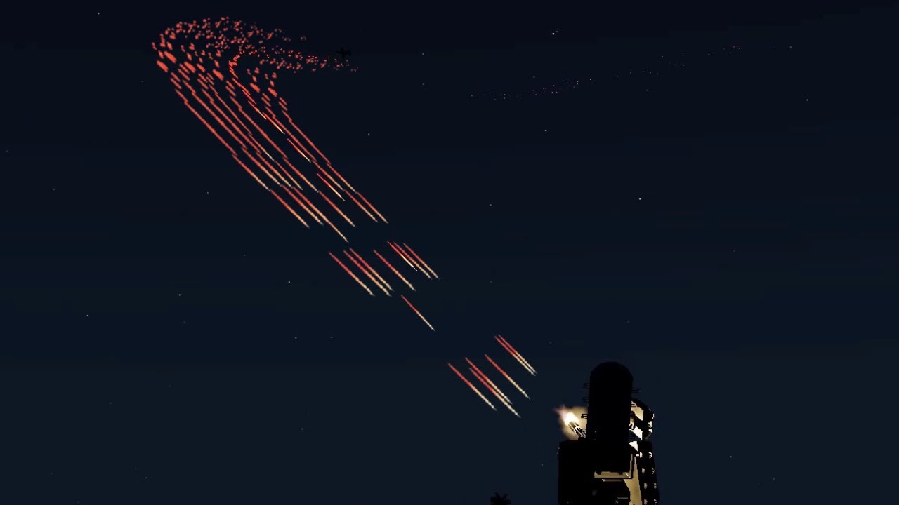 A 10 Warthog Thunderbolt II VS Phalanx CIWS - C RAM - Tracer Rounds ...