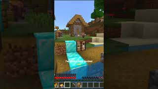 Minecraft, But Everything I Touch Turns To Diamond 💎 #minecraft #diamondblock #gaming