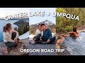 CRATER LAKE IN THE SPRING TIME AND UMPQUA HOT SPRINGS | OREGON ROAD TRIP