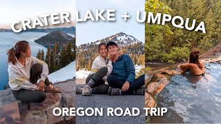 CRATER LAKE IN THE SPRING TIME AND UMPQUA HOT SPRINGS (don't miss these spots)