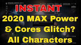 DO THIS NOW! Instant Max Power And Enhancement Core Glitch!
