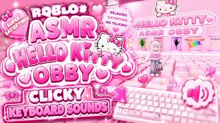 🎀Clicky Keyboard Sounds ASMR | Hello Kitty Obby | No Talking 🎀 screenshot 5