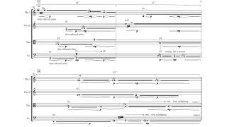 Ng Yu Hng - Watercolour Clocks for String Quartet (2024) [Score-Video]