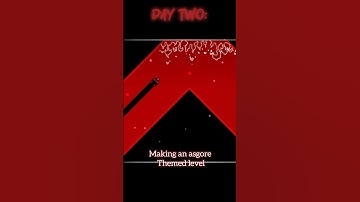 Day two:making an asgore themed level#geometrydash