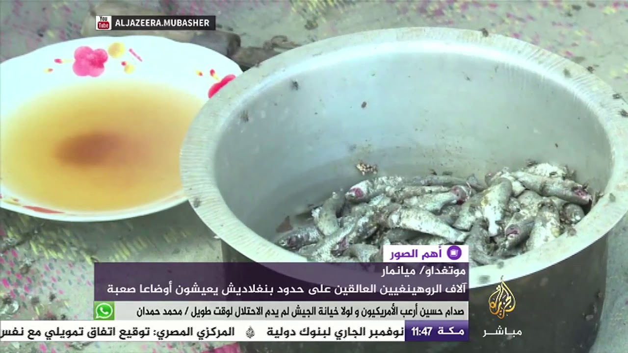 مانيلا- محتجون يحرقون العلم الأمريكي خلال مظاهرة رافضة لزيارة ترمب