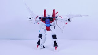 Transformers Shattered Glass Starscream VS Optimus & Ratchet & Blurr & Goldbug Stop Motion