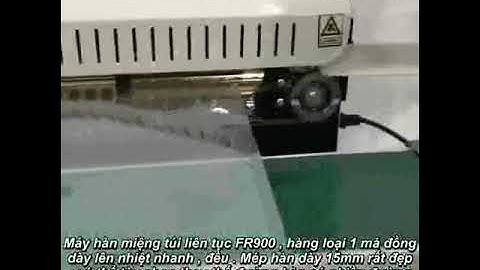 0944101404 Máy hàn miệng túi liên tục, máy hàn mép túi FR900,