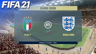 Italy vs. England - EURO 2020 Final Prediction | FIFA 21 PS5