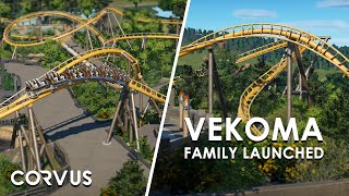 VEKOMA FAMILY LAUNCHED! - Voyagers Adventure Ep5 - Planet Coaster