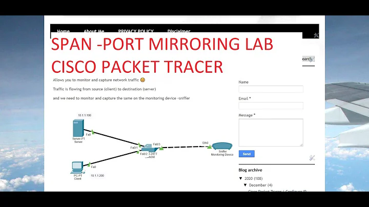 Cisco Packet Tracker | SPAN | Port Mirroring LAB | Cisco Switch