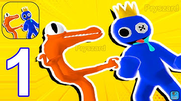 Merge Monster Rainbow Friends - Gameplay Walkthrough Part 1 Level 1-15 Rainbow Friends Game (Android