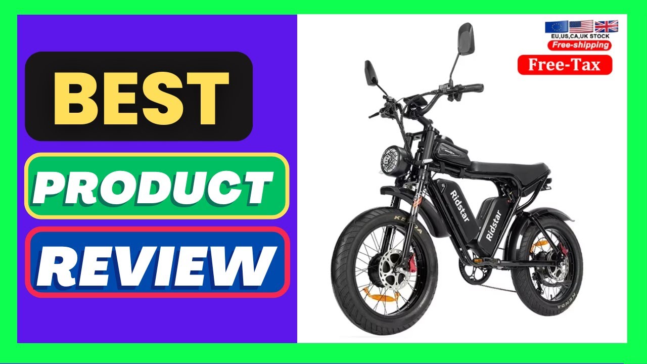 Ridstar Q20 Electric Bike 2000W 52V 40AH