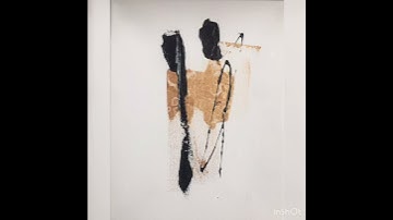 Quick and easy minimal abstract painting | Day 75 | Alex Dinets