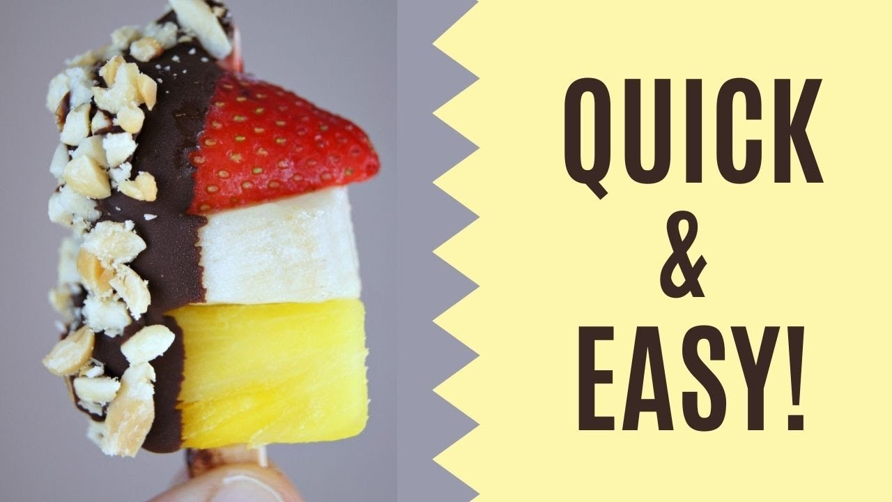 Splitting Snack Healthy Banana Split Bites | After School Snack Idea - YouTube