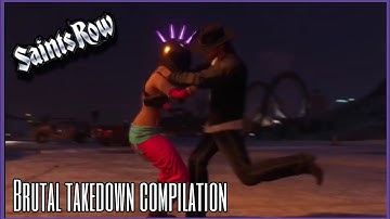 Saints row - Brutal takedown compilation