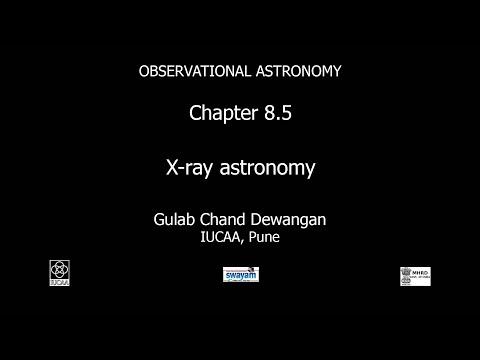 Chapter 8.5 X-ray astronomy