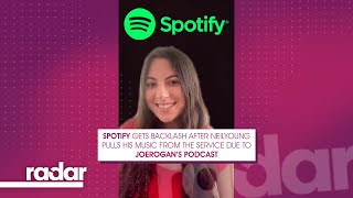 #Spotify gets backlash after #NeilYoung pulls his music from the service due to #JoeRogan’s podcast.