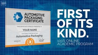 Introduction To The Automotive Packaging Certificate
