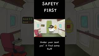 Time For Take Off. Safety First! #Cartoons #Animation #Kidstv #Cabincrew #Publicserviceannouncement