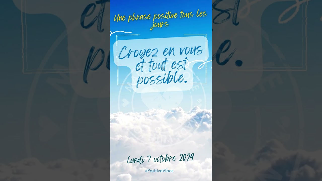 Comment votre attitude positive influence-t-elle votre entourage ?