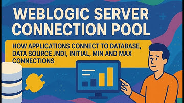 WebLogic Data Source l: How Applications Connects to Database,JNDI, Initial, Min and Max Connections