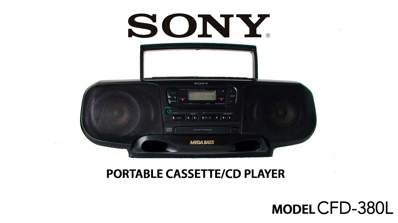 Sony CFD380L Port. Cassete/CD Repair & Restoration YouTube