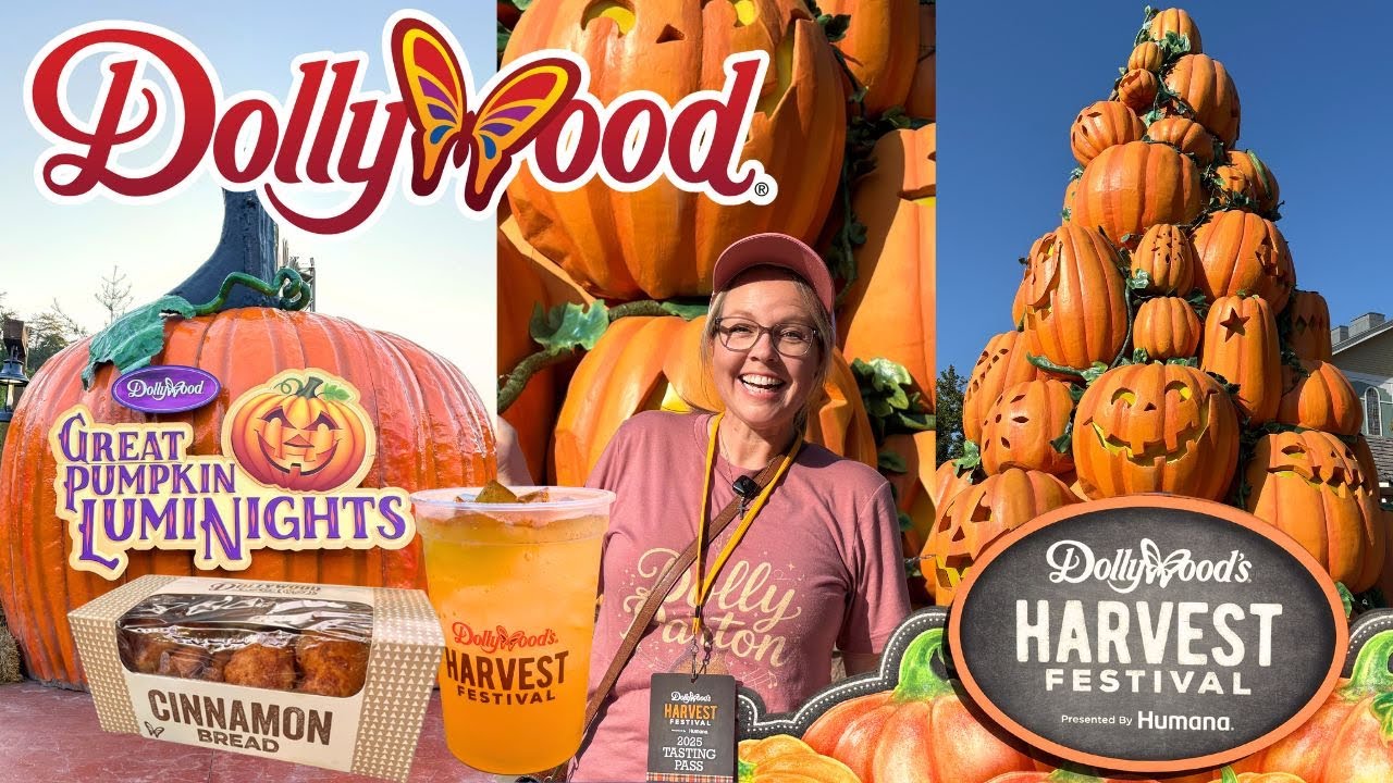 Dollywood Harvest Festival🎃Great Pumpkin Luminights walking Tour
