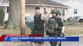 Two men arrested after standoff at Owensboro Airbnb