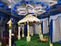 Marriage mantapa of banana stem  banana tree wedding hall marriage