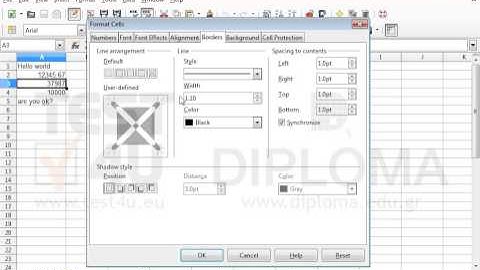 Apply 1,10pt double line on top and bottom borders in cell A3 of the active spreadsheet.