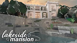 Bloxburg: Lakeside Mansion - Speedbuild (No Large Plot)