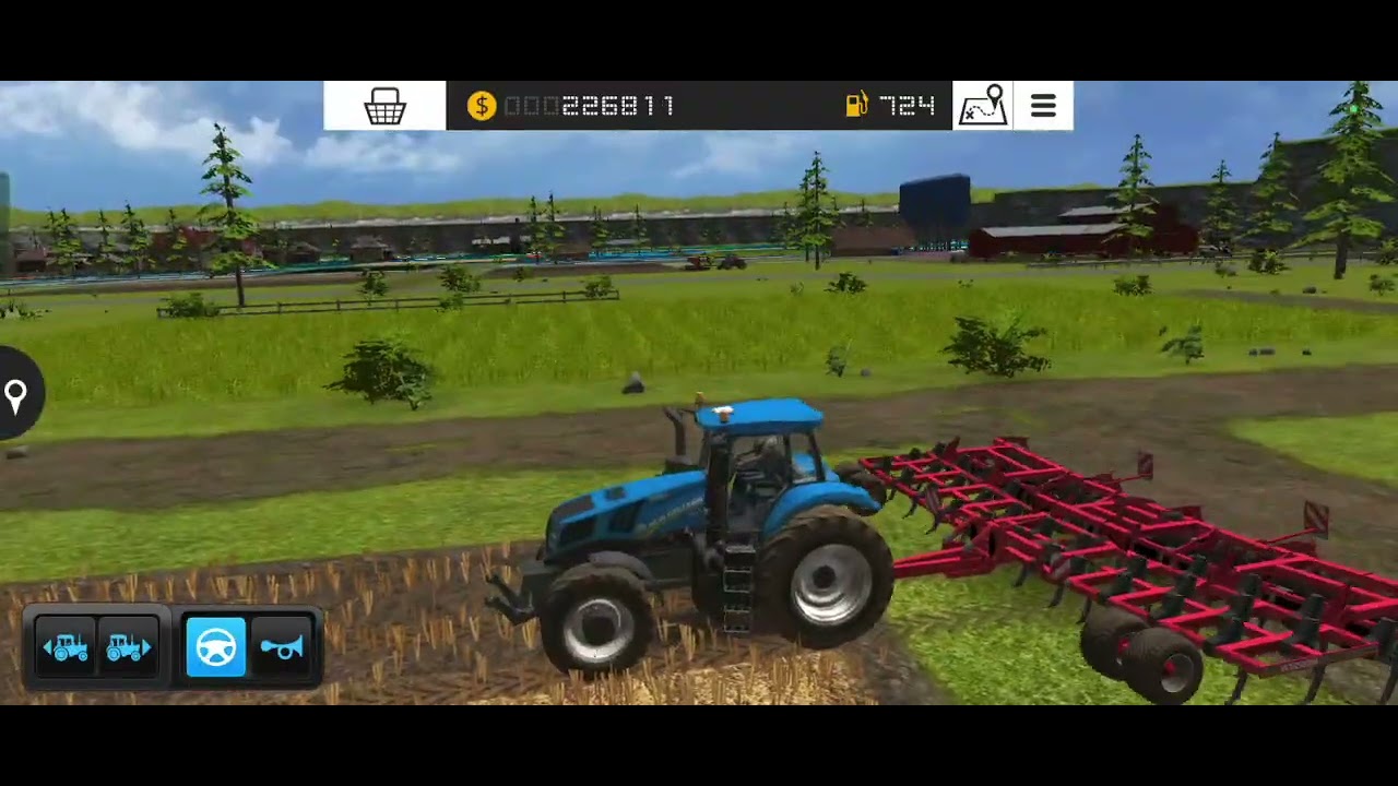 Farming Simulator 16 Gameplay 🚜 | Real Farming Experience on Mobile | FS 16 Hindi