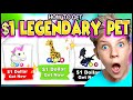 How To Get A LEGENDARY PET for $1 DOLLAR in Adopt Me!!