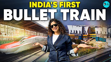 Bullet Train & Sabarmati Multimodal Hub-The Future Of Travel In India | India In Motion |Curly Tales