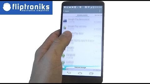 LG G3: How To Delete Apps/Applications - Fliptroniks.com