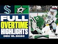Seattle Kraken vs Dallas Stars Overtime Highlights 🏒
