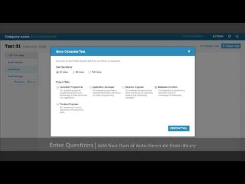 Create Test | HackerEarth Recruit