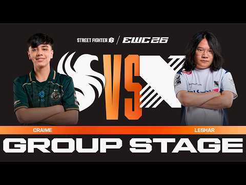 Craime vs Leshar — Esports World Cup 2026 — Pools