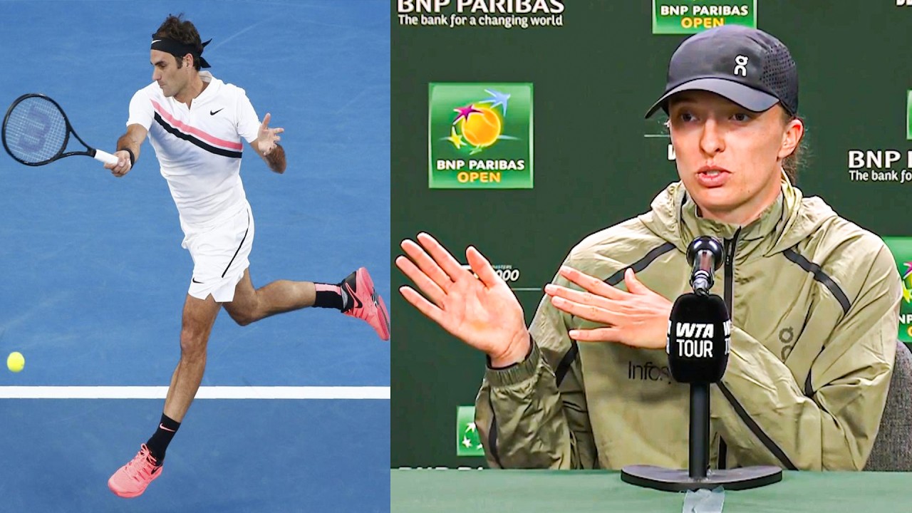 Iga Swiatek Reveals Which Player is the Women’s Federer | Indian Wells 2026