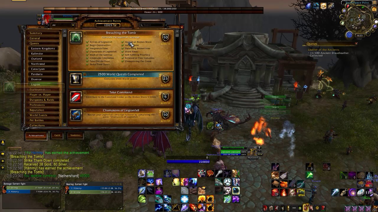 Breaching the Tomb Achieve and Farseer's Raging Tempest - YouTube