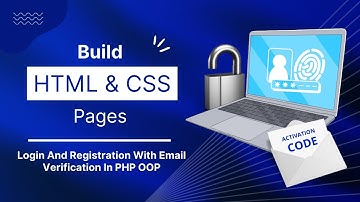 Build HTML and CSS Pages - Login And Registration With Email Verification In PHP OOP - part 2/6