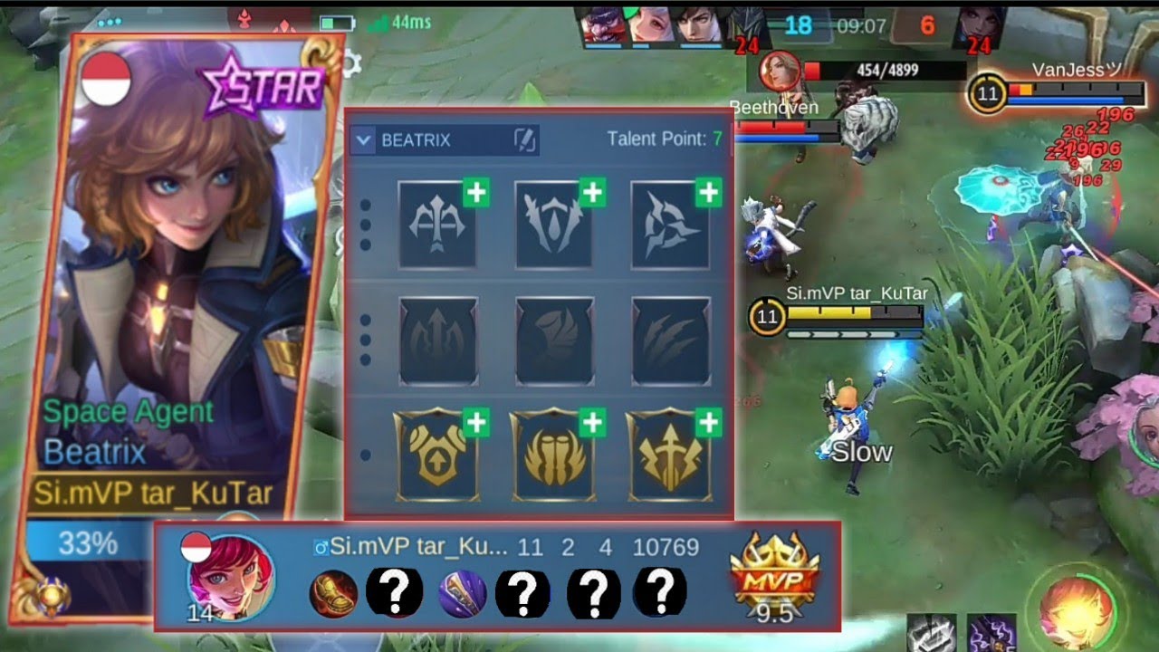 New Build Item & Emblem Beatrix New Patch | Gila Beatrix Dikasih Build Atack Speed Ngeri Banget Cuy