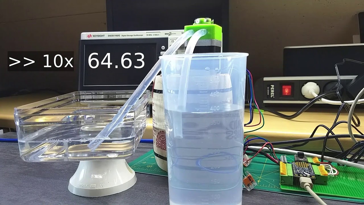 Slangenpomp debiet test