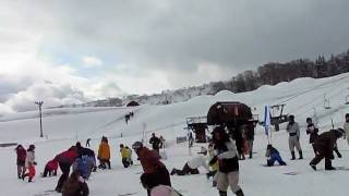 20100213さかえ倶楽部スキー場雪上オリンピック.avi