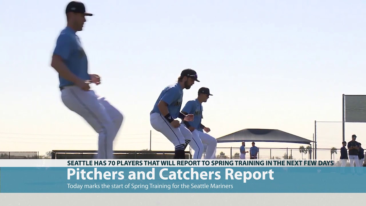 bRoll of Mariners Reporting to Training Camp 2021-02-18