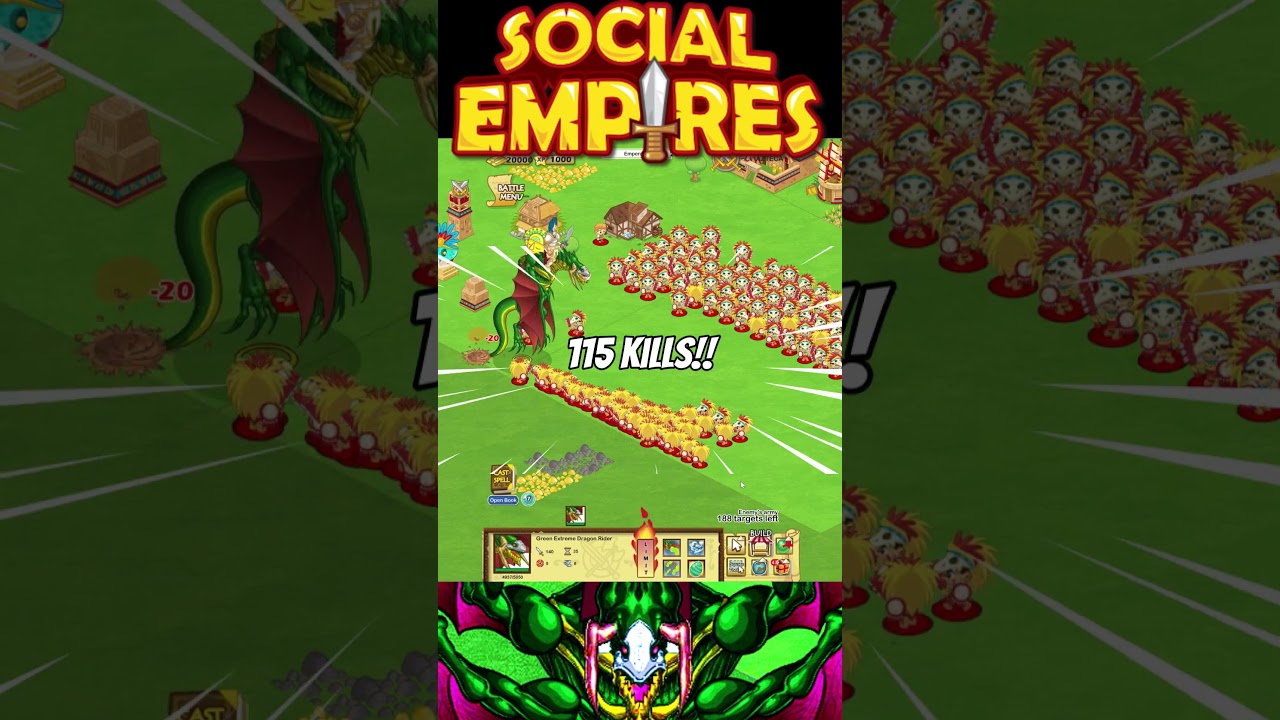 SOCIAL EMPIRES - EXTREME GREEN #games #dragon