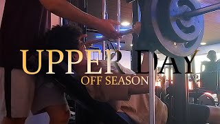 OFF SEASON#1 - UPPER DAY // Enzo training