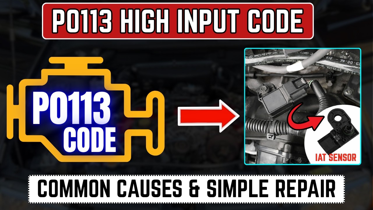 P0113 High Input Code – Common Causes & Simple Repair || - YouTube